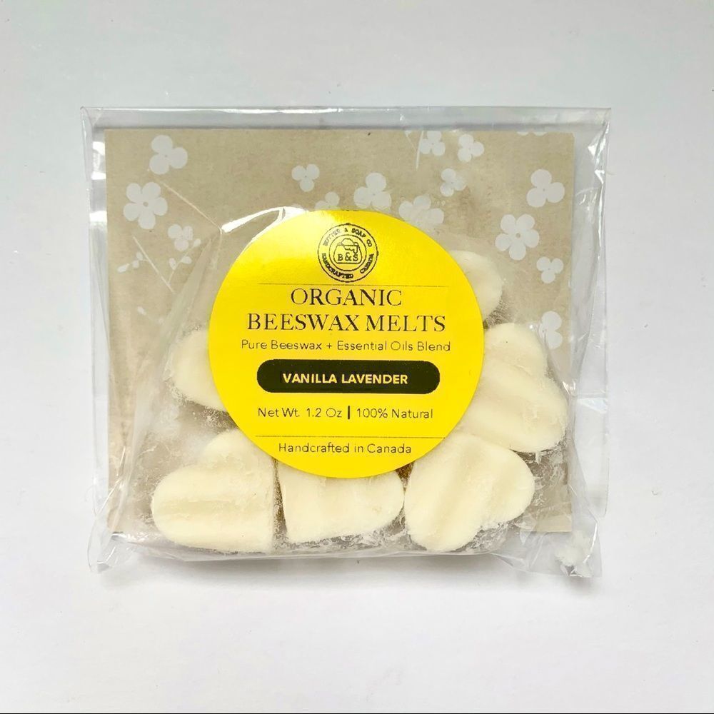 🐝Organic Beeswax Melts Vanilla Lavender